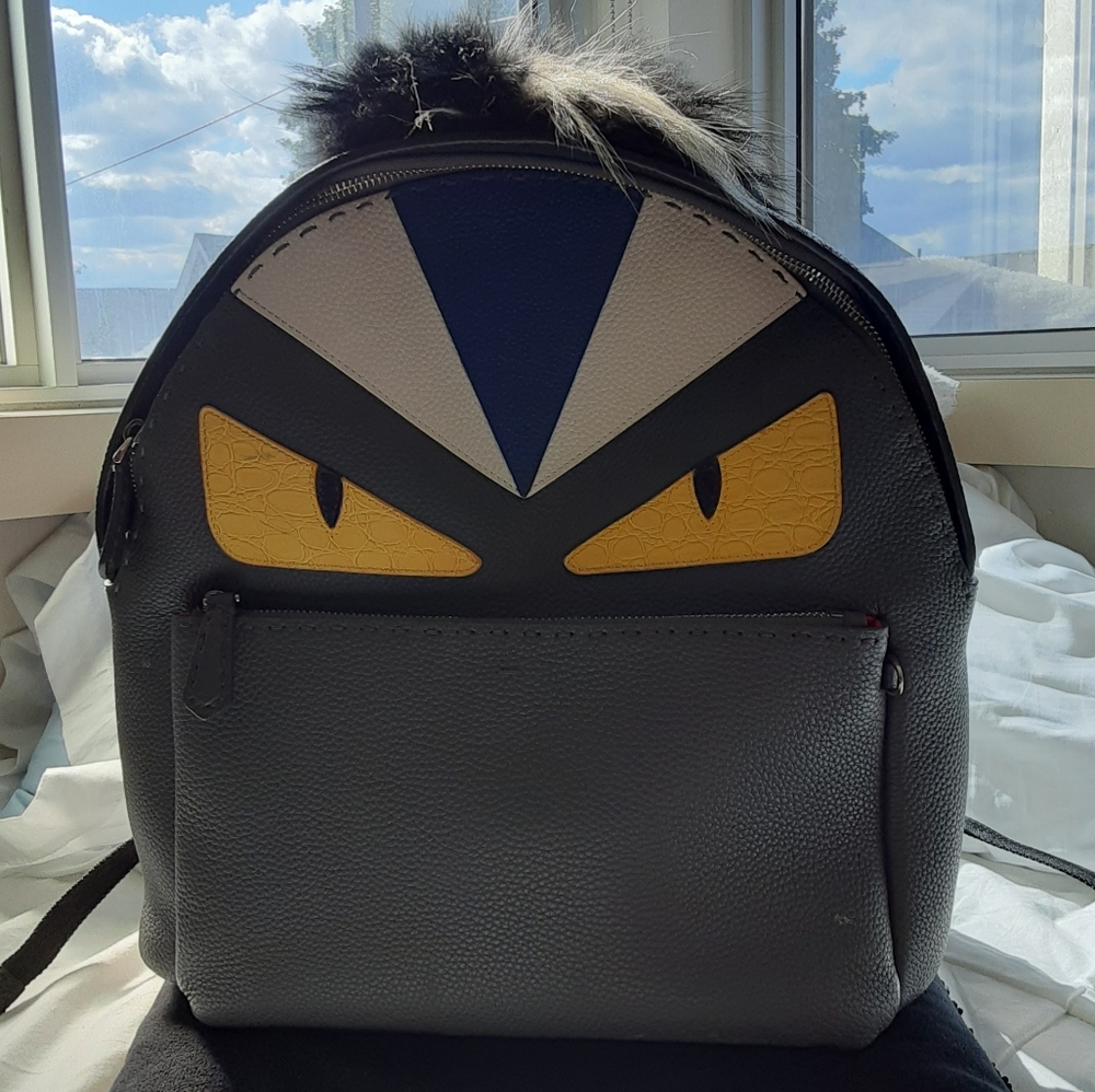 FENDI SELLERIA MONSTER KNAPSACK